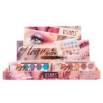paleta de sombras con efecto glow