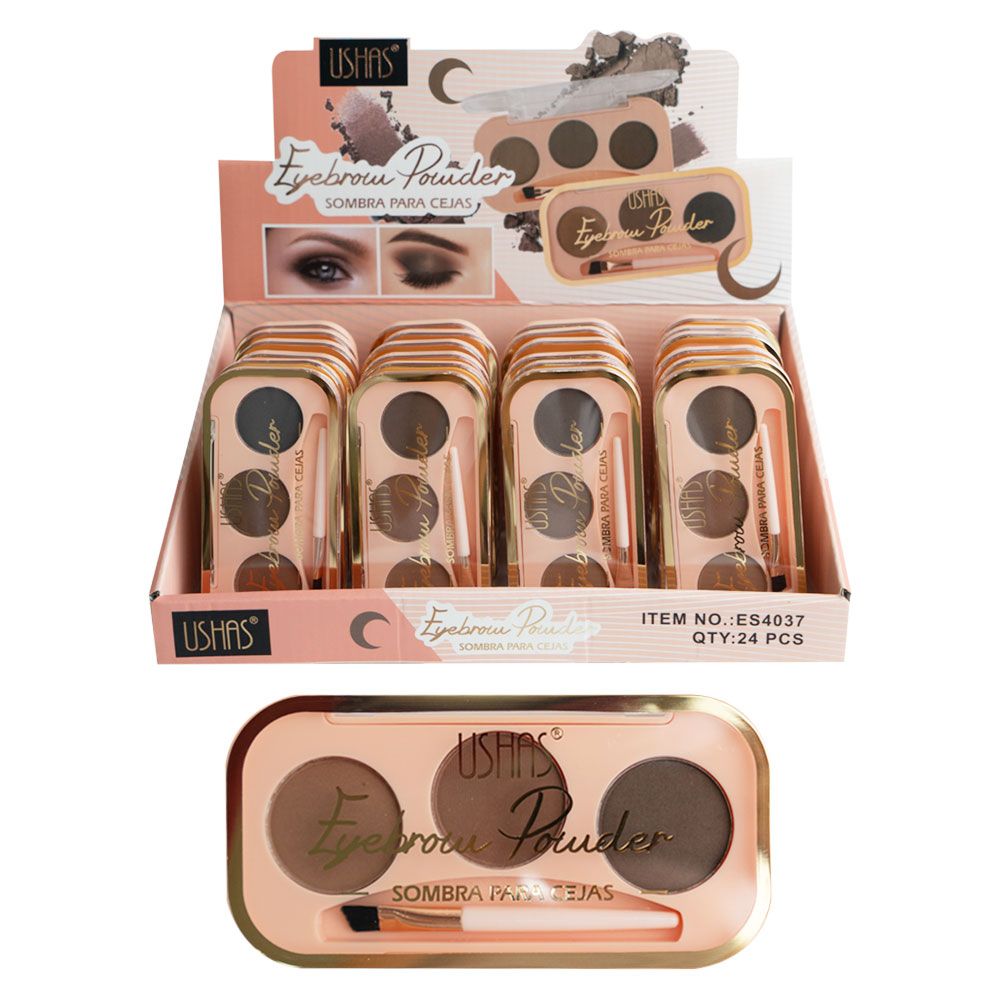 Sombra de cejas - Ushas kit de sombras para cejas profesional