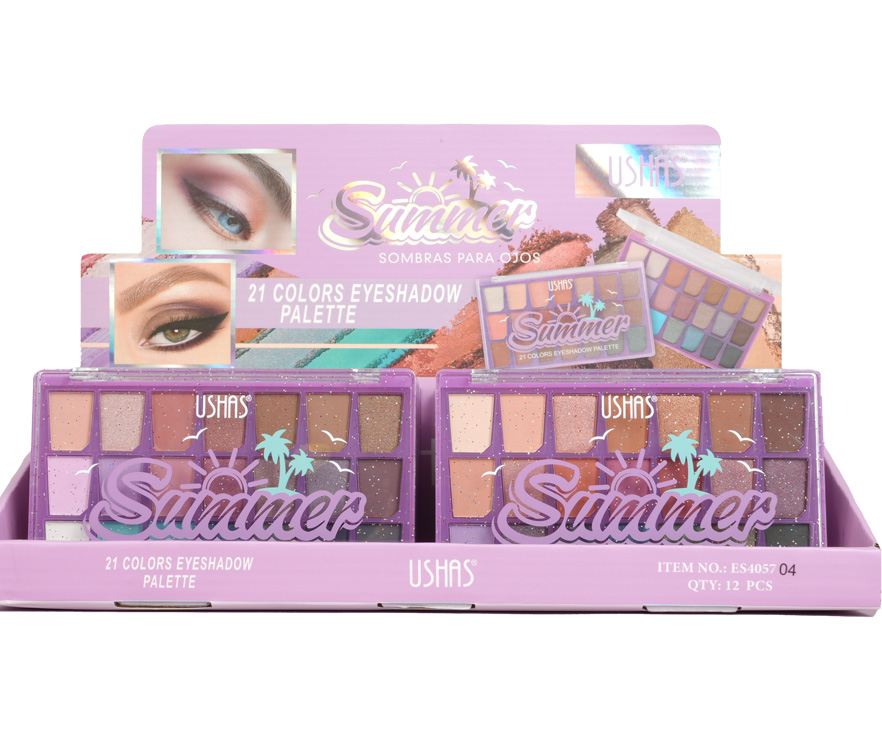 Paleta de Sombras Summer - Ushas paleta de sombras profesional con tonos mates y brillos