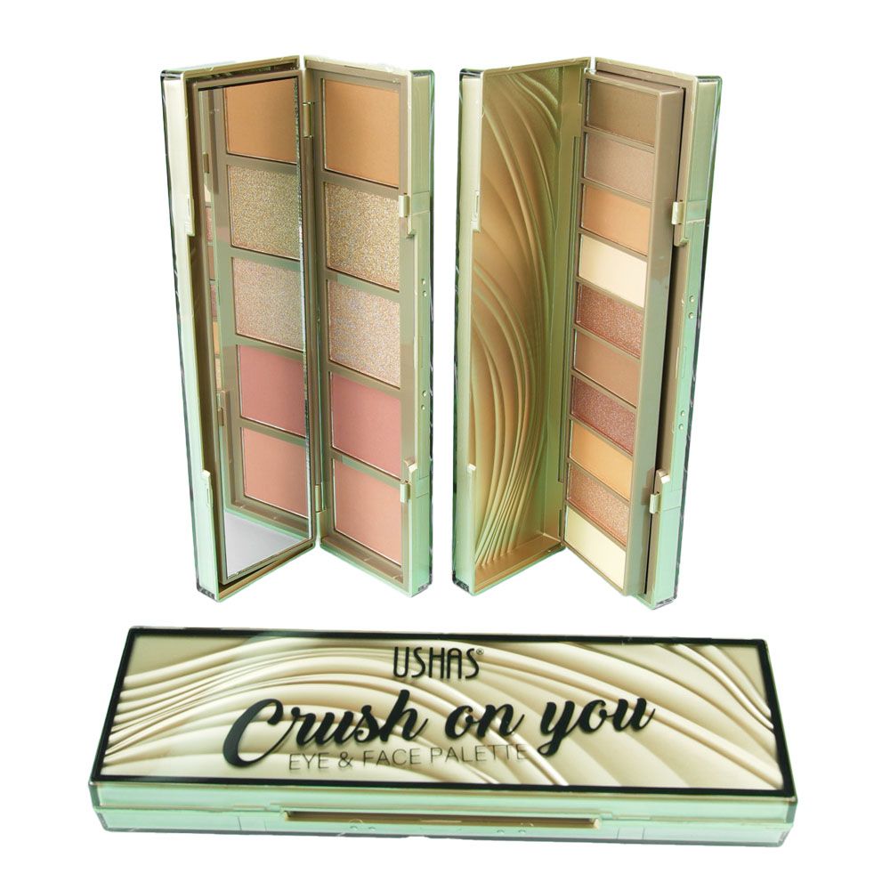 paleta de sombras y blush profesional