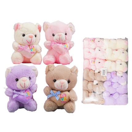 llavero de peluche con corazón