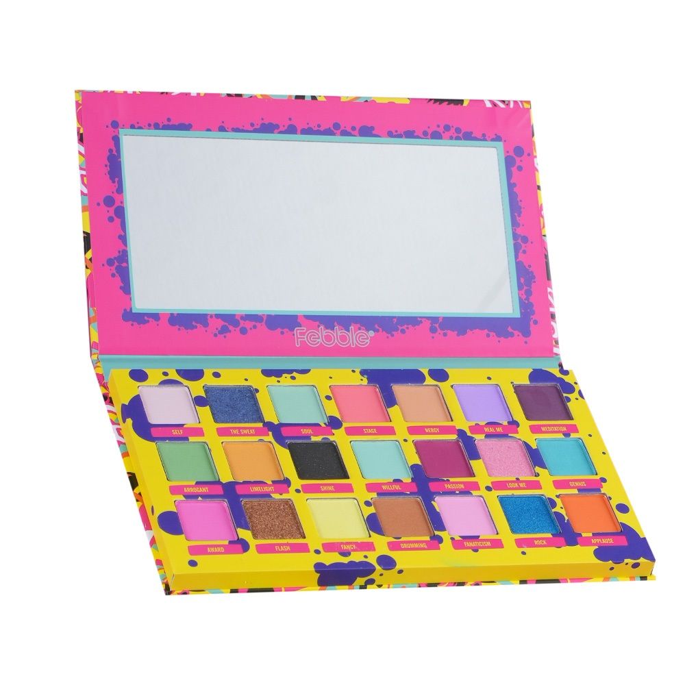 Sombra para ojos 21 colores - Febble paleta de sombras profesionales 21 tonos