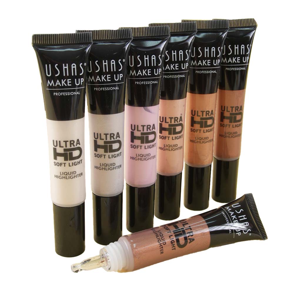 Ilumnador líquido 6 tonos - Ushas x 12 iluminador líquido profesional 6 tonos