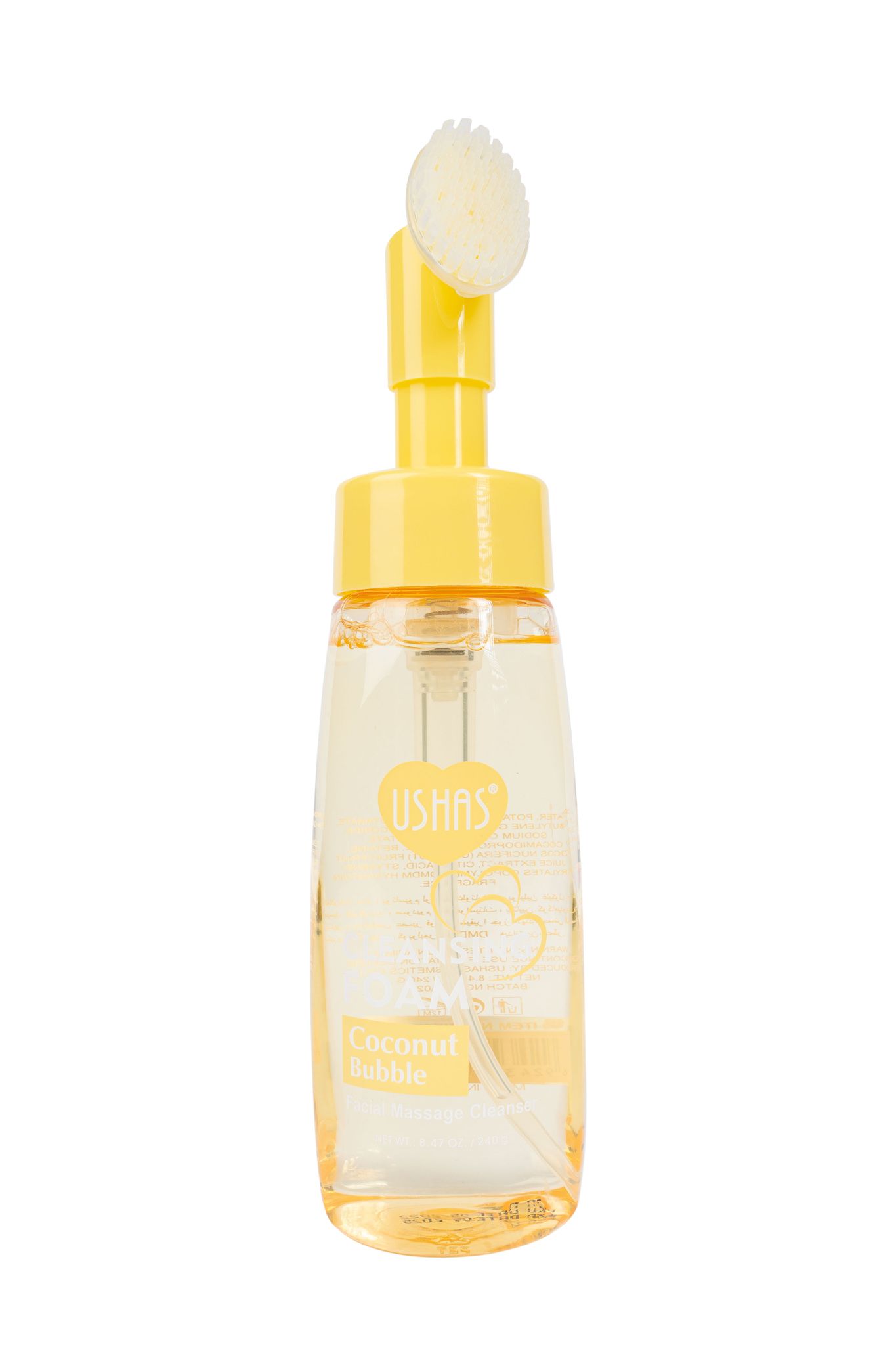 Espuma Limpiadora Facial Coconut - Ushas espuma limpiadora facial con coco