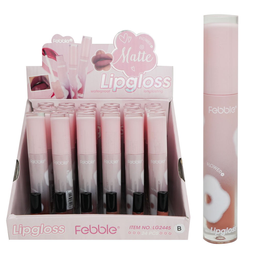 Labial Líquido Mate con Diseño Floral - Febble kit labiales líquidos mate profesionales