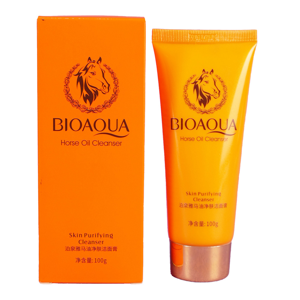 Limpiador Purificante con Aceite de Caballo - Bioaqua limpiador facial con aceite de caballo