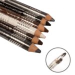 set de delineadores en lápiz oscuros con sacapuntas