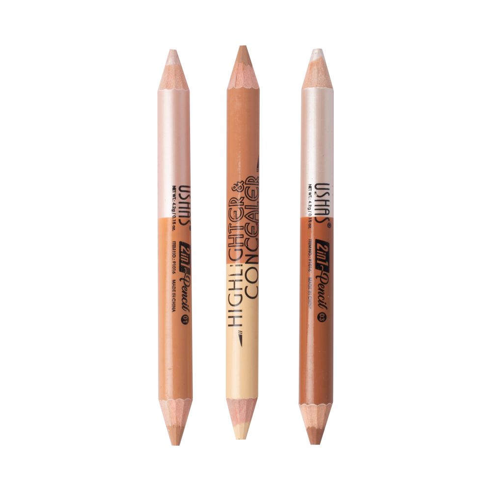Lápiz Concealer + Iluminador - Ushas lápiz corrector iluminador 2 en 1