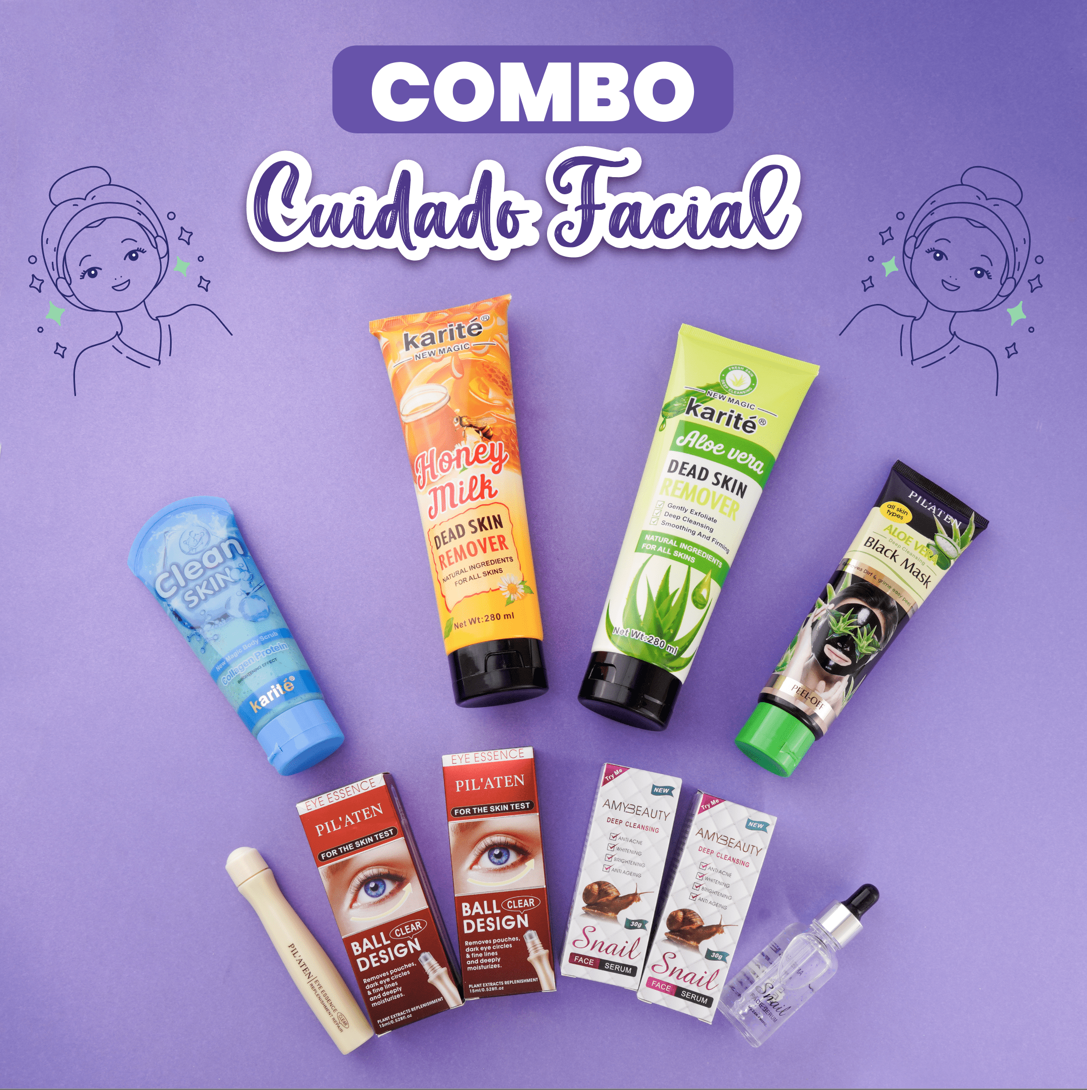 Combo Cuidado Facial kit facial completo
