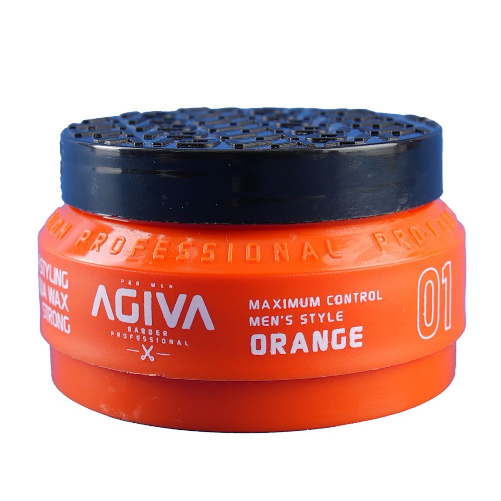 Cera de peinar Aqua Wax Fuerte 01 - Agiva 90ml cera de peinar fijación fuerte