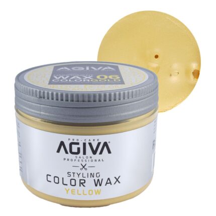 cera de color amarillo para cabello