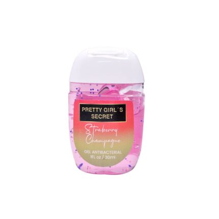 gel antibacterial aromático fresa champán