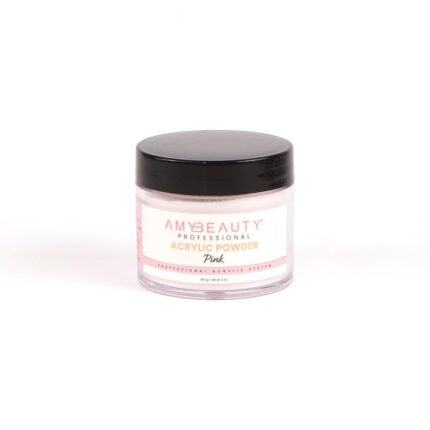 polvo acrílico rosa para uñas