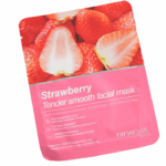 mascarilla facial hidratante con fresa