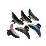 pinzas para cabello con pedrería