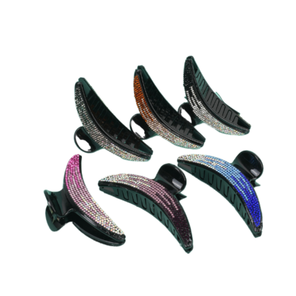 pinzas para cabello con pedrería