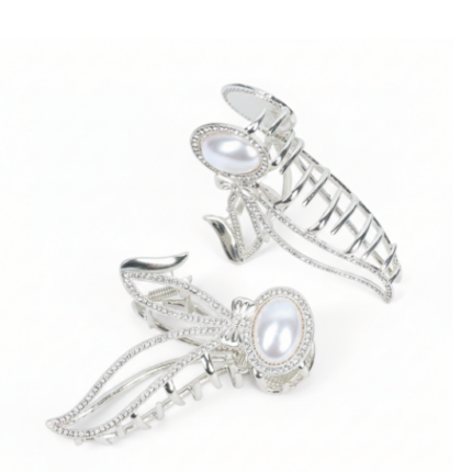 horquillas doradas con cristales