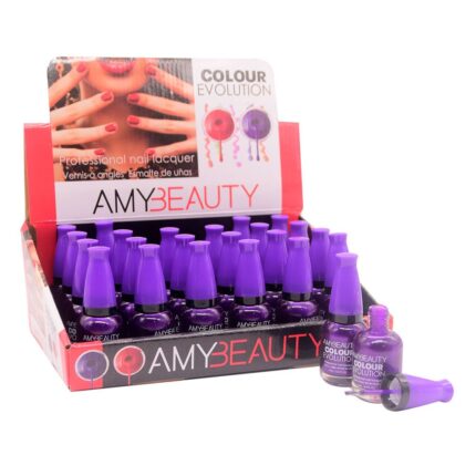 esmalte de uñas morado perlado