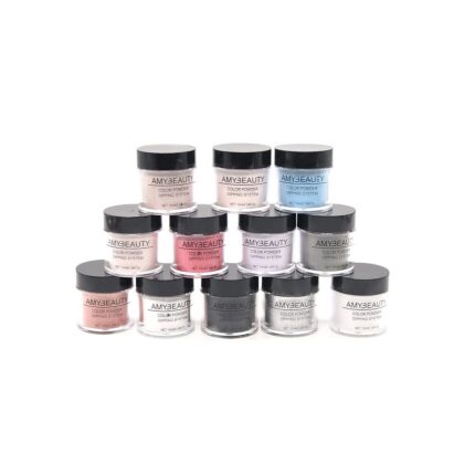 polvo acrílico para uñas de colores