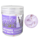 sales de baño relajantes con lavanda