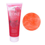 gel exfoliante facial con rosas