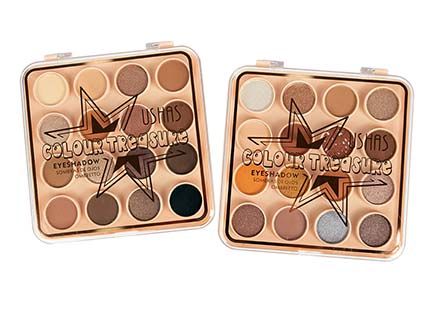 Sombra mate y satinada 16 colores - Ushas paleta de sombras mate y satinada 16 tonos