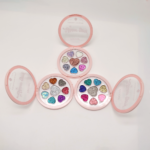 paleta de glitter en gel profesional