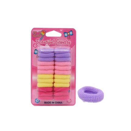 moñitos elásticos pastel para niñas