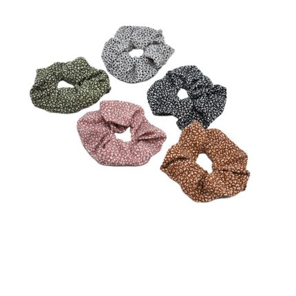 moños de tela estampados lunares