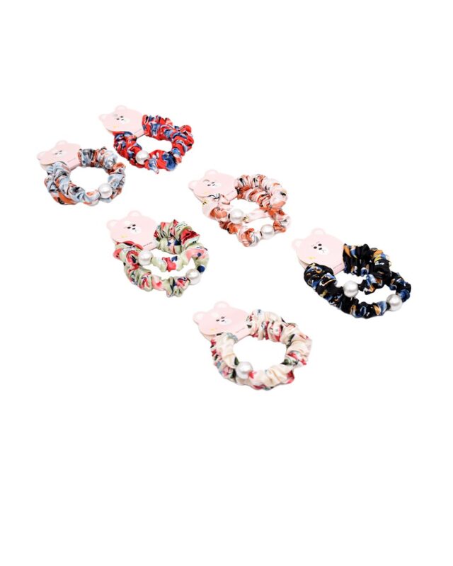 set de moños decorativos con perlas