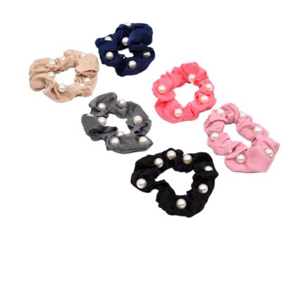 moños infantiles con perlas