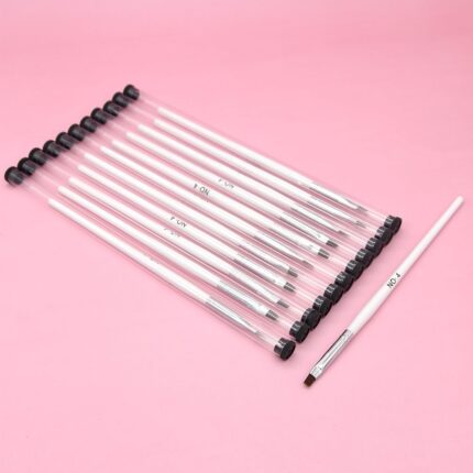 pincel para uñas acrílicas fino