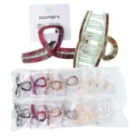 horquillas para cabello de mármol