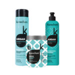 kit reparador de cabello con argán