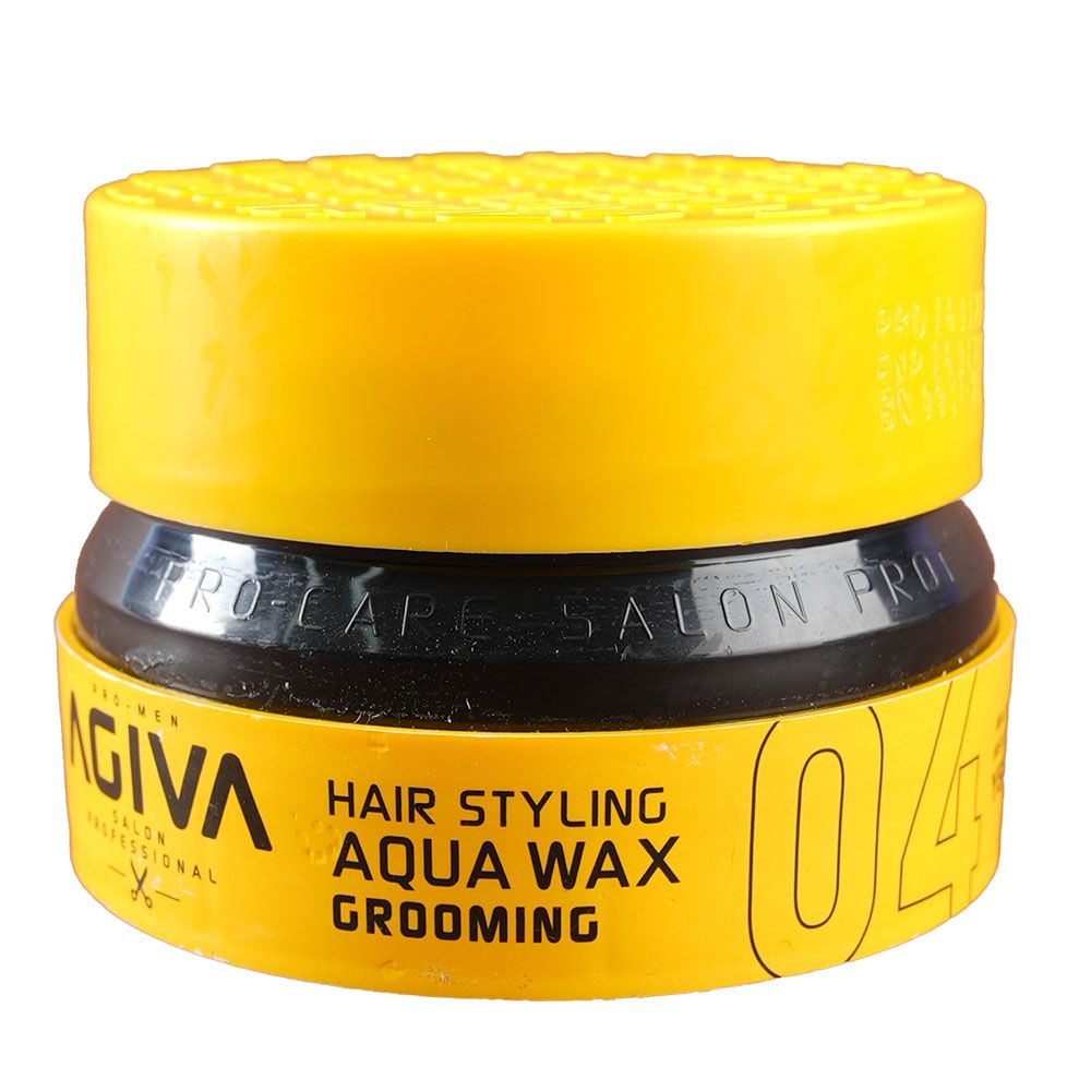 Cera de peinar matte Aqua Wax Grooming 04 - Agiva 155ml cera fijadora matte profesional