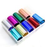 láminas adhesivas para uñas tornasol