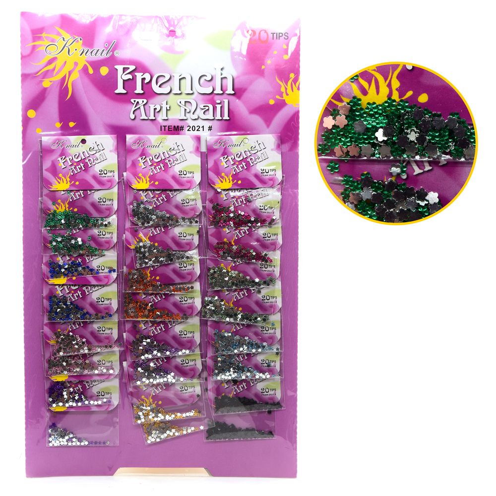 Aplique P/Uñas Knail apliques para uñas con diamantes
