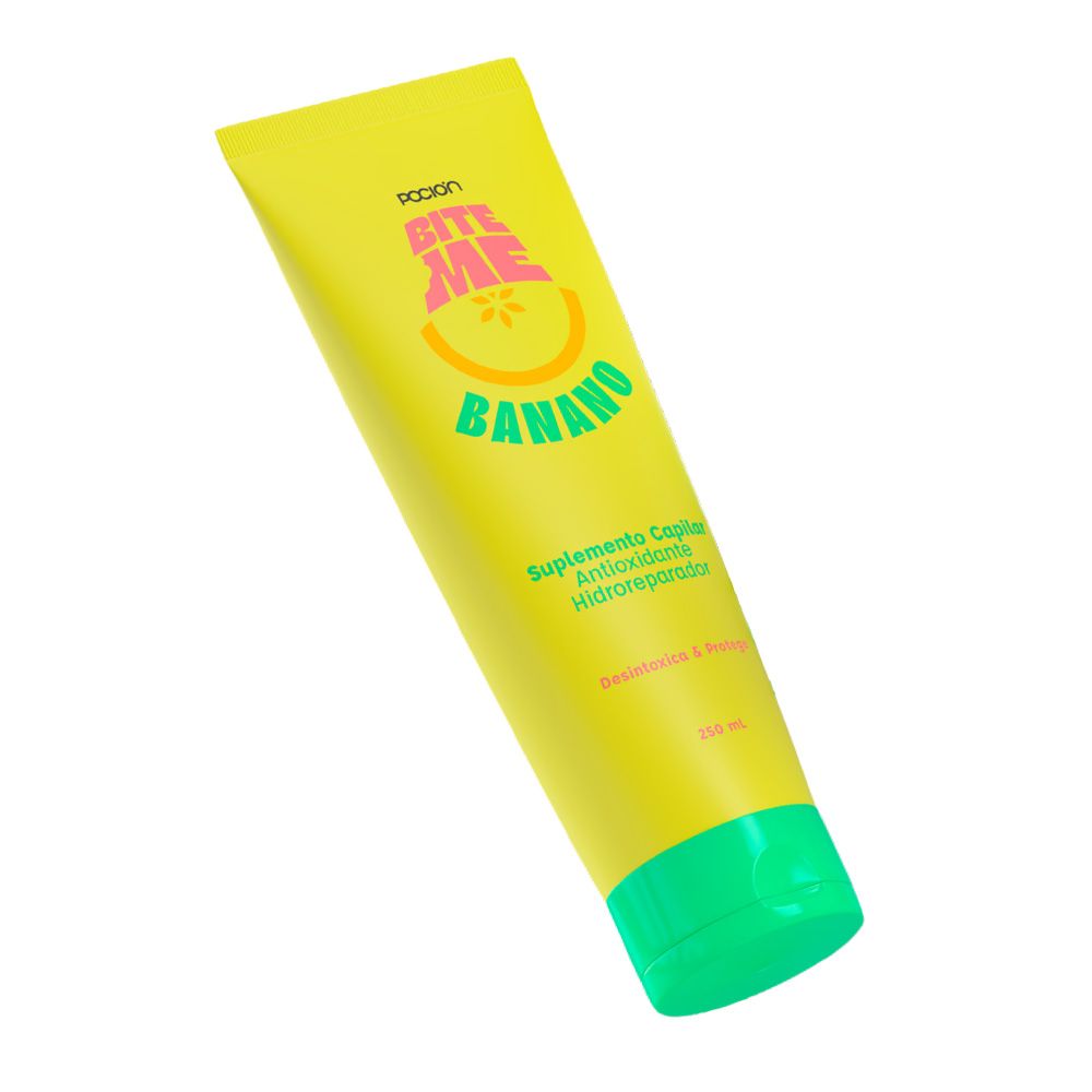 Mascarilla Capilar Bite Me de Banano - POCIÓN mascarilla reparadora de banano para cabello dañado