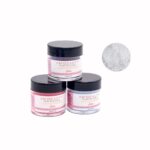 polvo acrílico con glitter para uñas