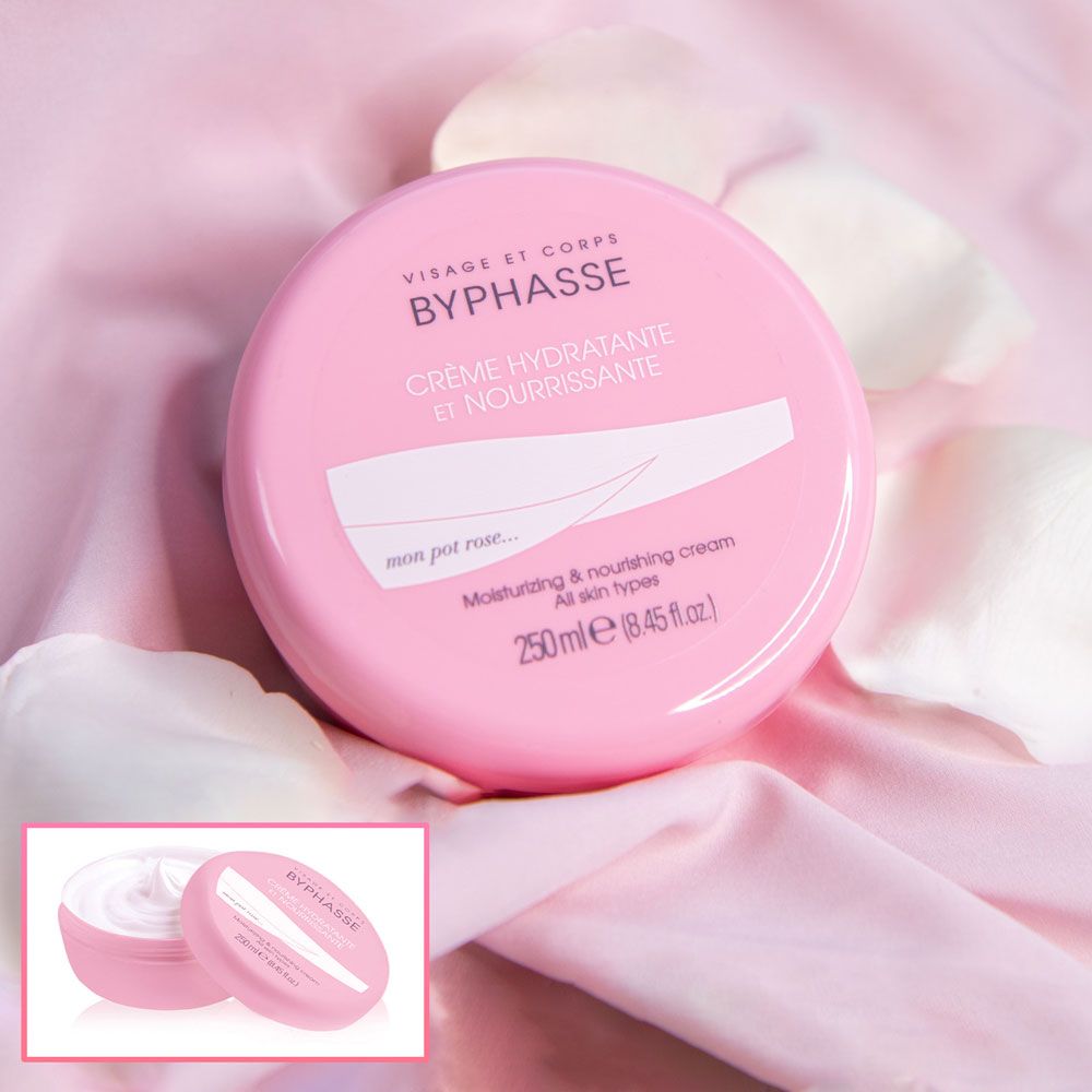 CREMA ROSTRO Y CUERPO HIDRATANTE & NUTRITIVO - BYPHASSE crema hidratante nutritiva rostro y cuerpo
