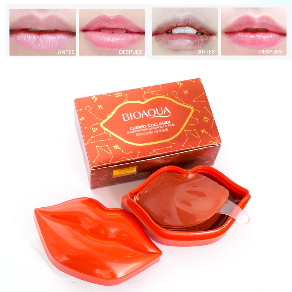 MASCARILLA COLAGENO PARA LABIOS - BIOAQUA parches de colágeno para labios
