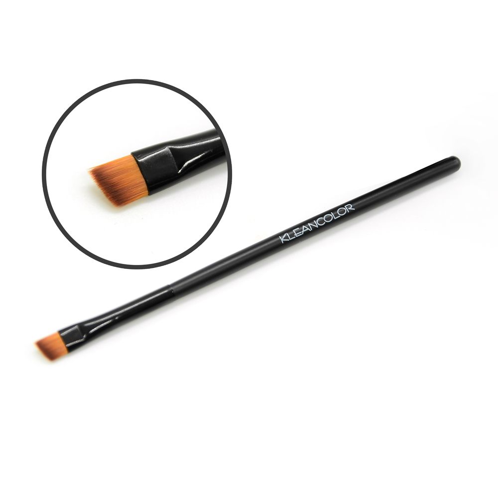 Brocha Para Cejas Angular Kleancolor brocha angular para cejas profesional