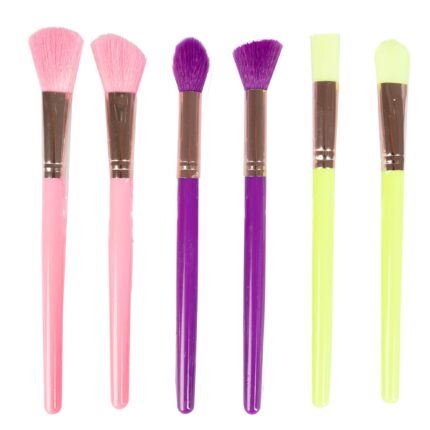 kit de brochas de maquillaje profesional x6