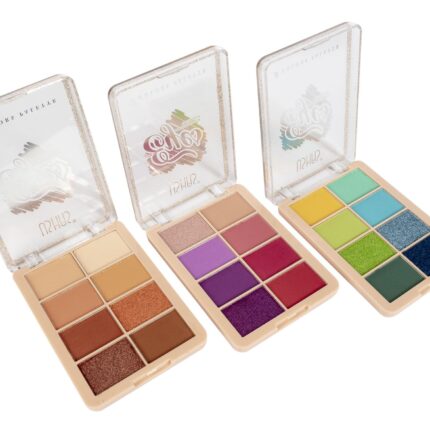paleta de sombras profesionales 3 tonos x12