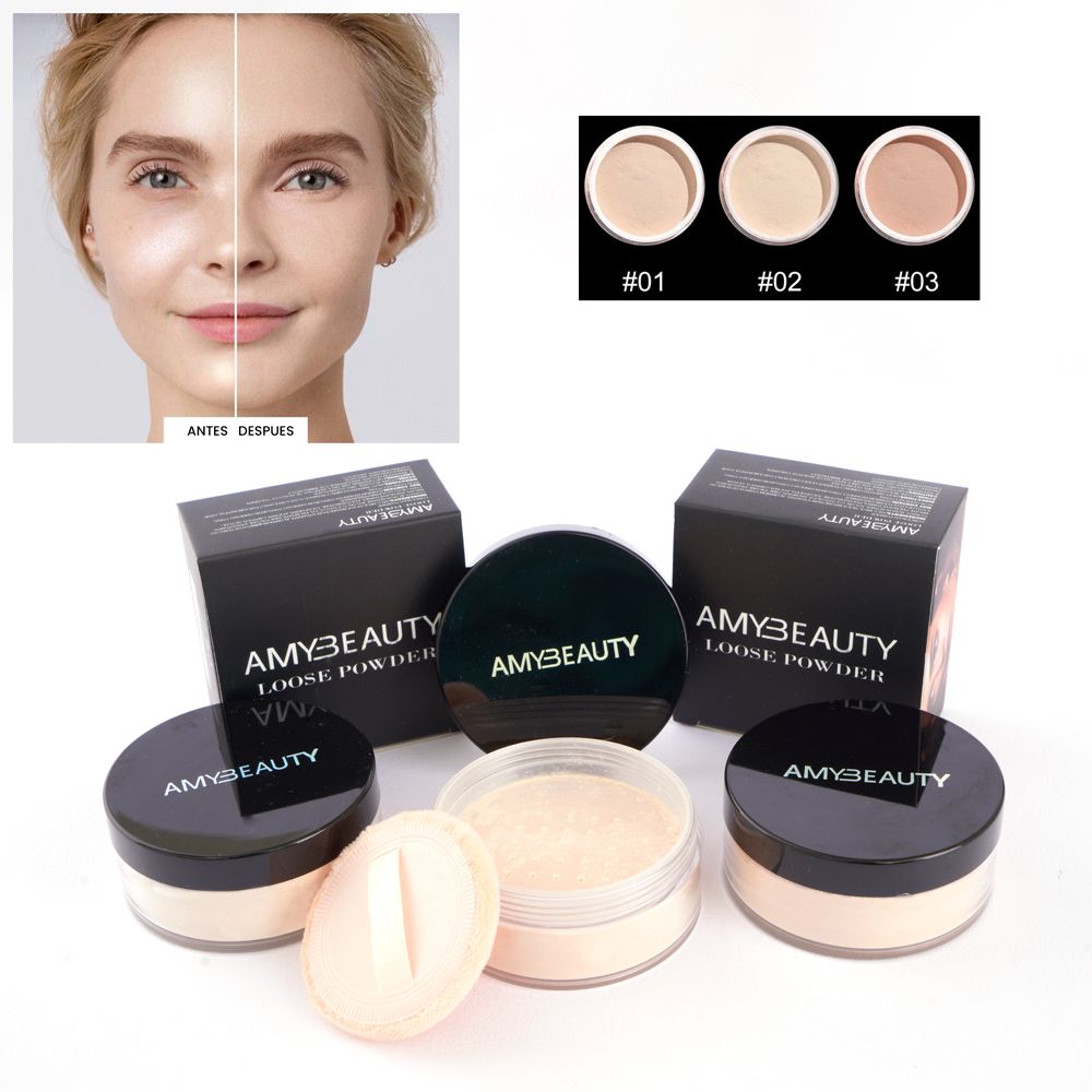 POLVO SELLADOR - AMY BEAUTy polvo sellador mate para rostro