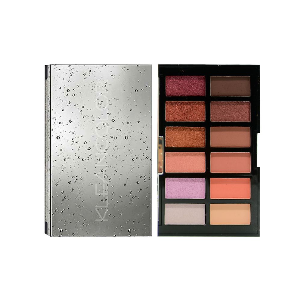 Paleta De Sombra Raindrops Mist Dp 12 Tonos Kleancolor paleta de sombras mate y brillos 12 tonos