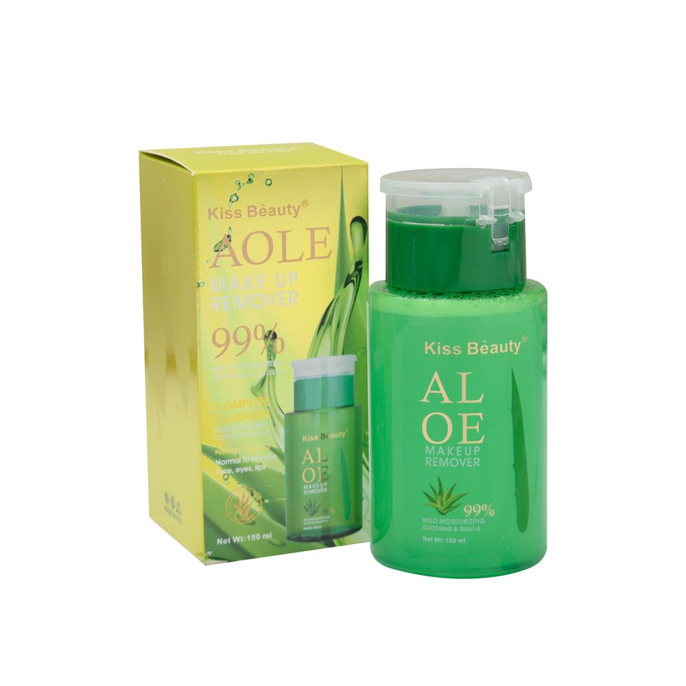 REMOVEDOR MAQUILLAJE ALOE VERA - KISS BEAUTY removedor de maquillaje con aloe vera
