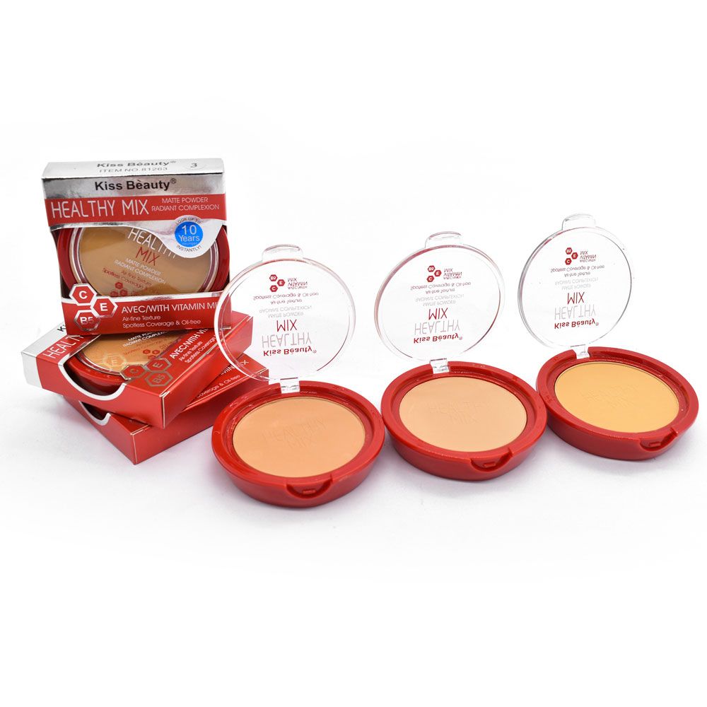 Polvo Compacto Matte Healthy Mix Radiant Complexion Kiss Beauty polvo compacto mate para piel radiante